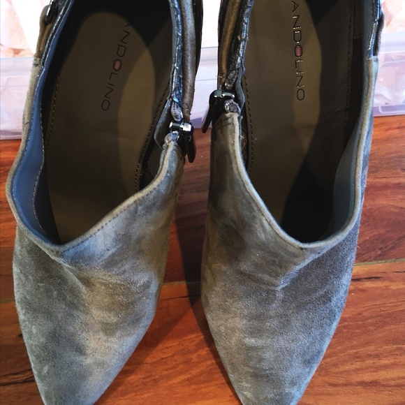 Gray Ankle Booties - Picture 3 of 7